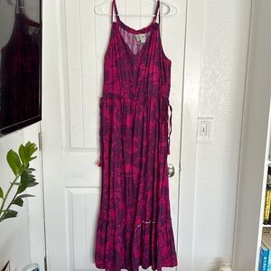 Anthropologie maxi dress size Large